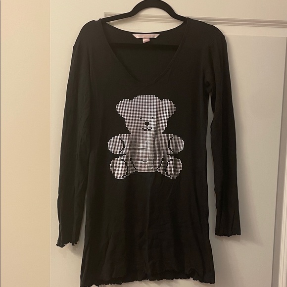 Victoria's Secret Other - Vintage Victoria’s Secret Nightshirt With Bear Design, Size M
